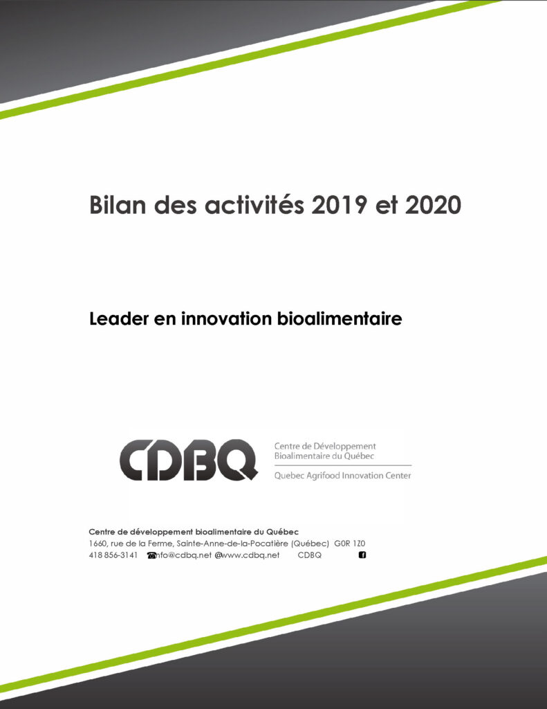 Le CDBQ publie son bilan des activités 2019-2020 1