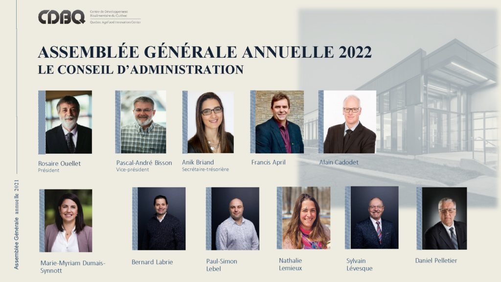 Assemblée générale annuelle 2022 1