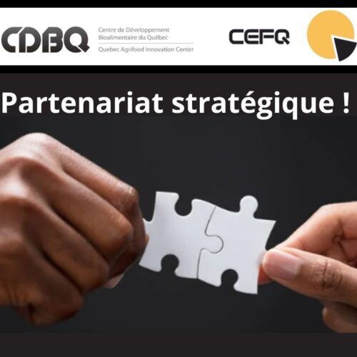 COMMUNIQUÉ DE PRESSE - Annonce d’un partenariat stratégique entre le Centre de Développement Bioalimentaire du Québec (CDBQ) et le Centre d’Expertise Fromagère du Québec (CEFQ) 9